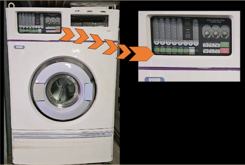 ｱｻﾋ製作所　10k～50k水洗機に使用可　ﾏｲｺﾝ　6ﾁｬﾝﾈﾙ　