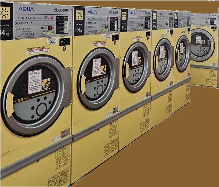 ﾊｲｱｰﾙｱｸｱ　14k・25k ｺｲﾝ式ｶﾞｽ乾燥機