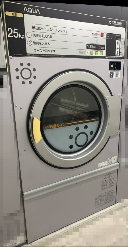 ﾊｲｱｰﾙｱｸｱ　25k　ｺｲﾝ式ｺｲﾝｶﾞｽ乾燥機　13A仕様