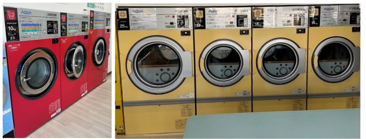 ﾊｲｱｰﾙｱｸｱ　ｺｲﾝﾗﾝﾄﾞﾘｰ機械7台一式　LPG仕様